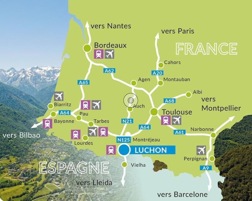Chez Louise, T3 A Deux Pas Du Centre * Bagneres-de-Luchon